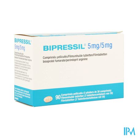 Bipressil 5mg/ 5mg Comp Pell 90