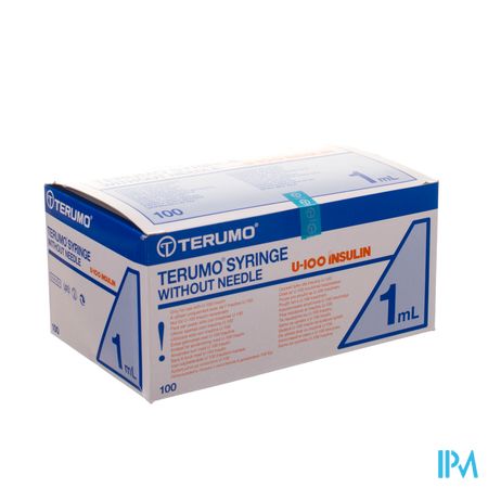 Terumo Spuit Insuline Zonder Naald 1ml 100