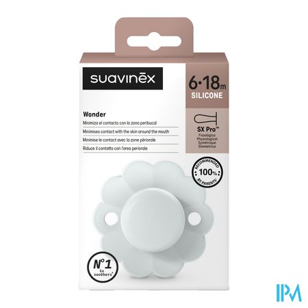 Suavinex Wonder Soother Sili.rev. 6-18m Blue 1