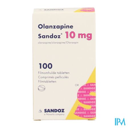 Olanzapine 10mg Sandoz Pot Comp Pell 100 2