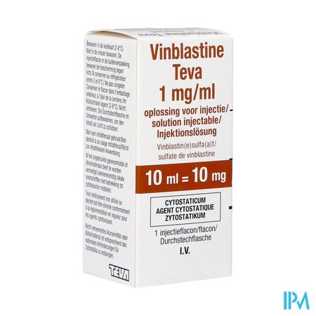 Vinblastine Teva 1 mg/ml sol. inj. i.v. flac. 10 ml