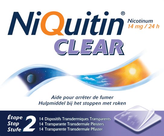 Niquitin Clear Patches 14 X 14mg 2