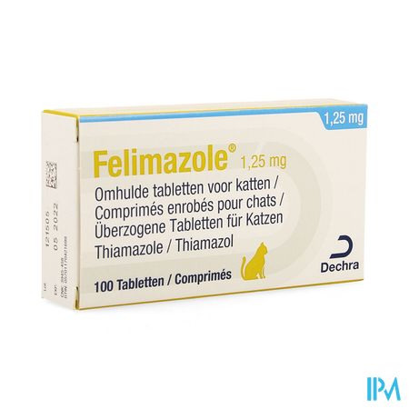 Felimazole 1,25mg Omh. Tabl Blister 100