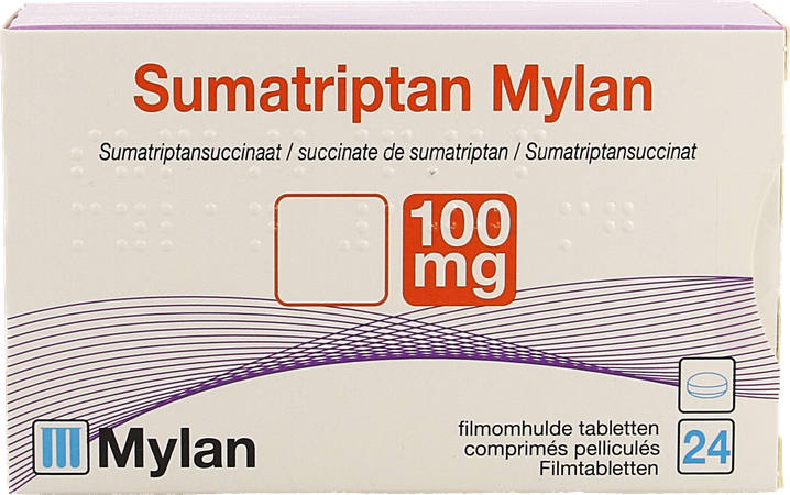 Sumatriptan Viatris 100mg Comp Pell 24 4