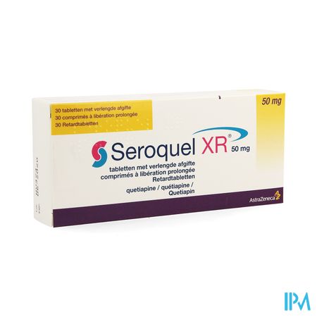 Seroquel Xr 50mg Pi Pharma Lib.prol. Comp 30 Pip