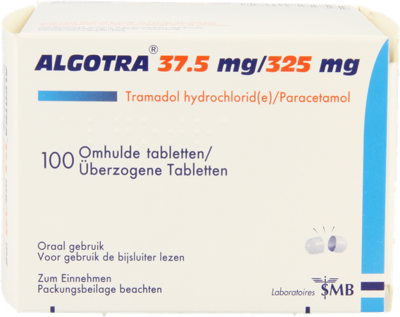 Algotra Comp Omhulde 100 X 325mg/37,5mg 3