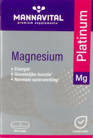 Mannavital Magnesium Platinum Nf Tabl 90 7