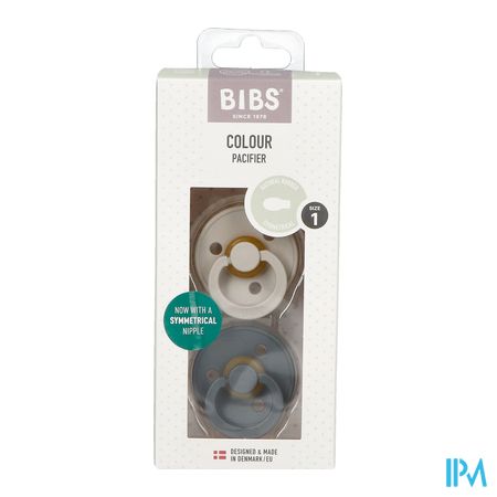 Bibs 1 Sucette Symmetric Duo Sand/iron 2 3