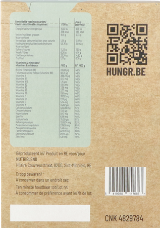 Hungr Blueberry Almond Lemon Shake 8x65g 5