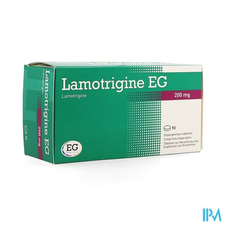 Lamotrigine EG 200Mg Comp Disp 90X200Mg