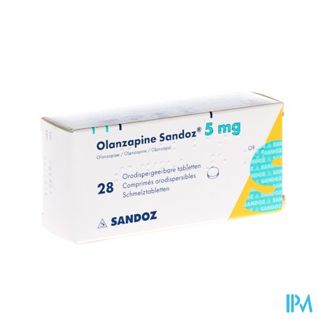 Olanzapine 5mg Sandoz Orodisp Tabl 28