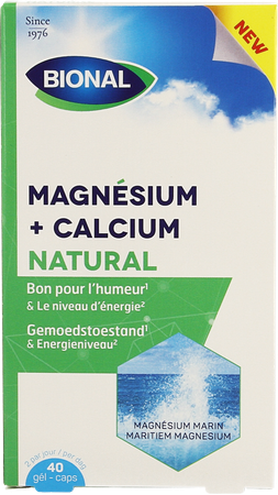 Bional Magnesium Calcium Natural Caps 40 1