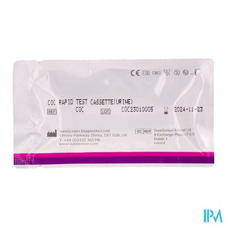 Test Urine Depistage Drogues Cocaine Strip 10 2