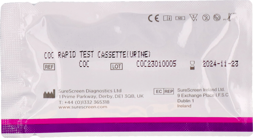 Drugtest Urine Cocaine Strip 10 2