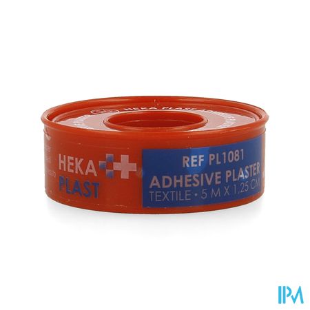 Hekaplast Bande Adhesive Textile 5mx1,25cm Rond 1