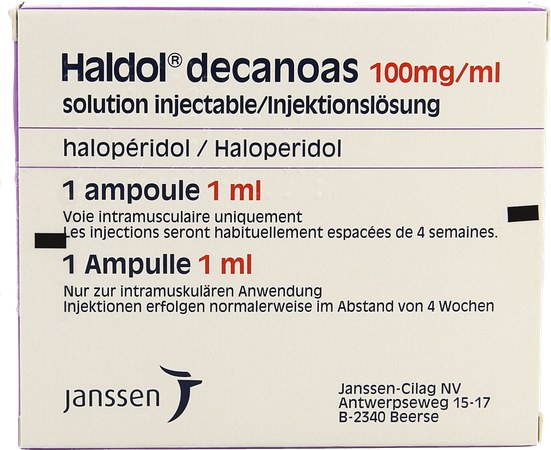 Haldol Decanoas Amp 1 X 1ml 100mg/ml 5