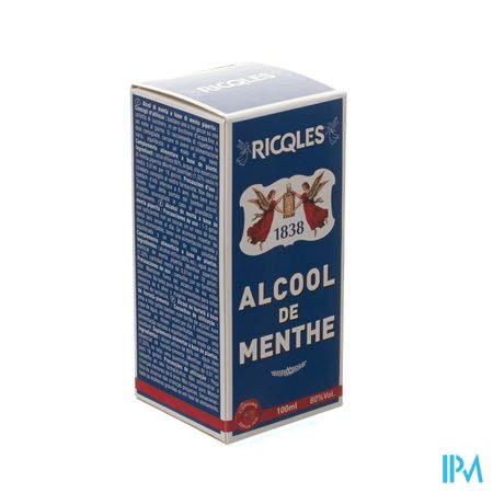 Ricqles Alcool De Menthe Fl 10cl