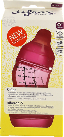Difrax S-fles Wide 200ml 9