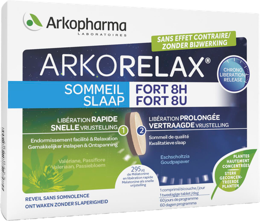Arkorelax Sommeil Fort 8h Tabl 60 10