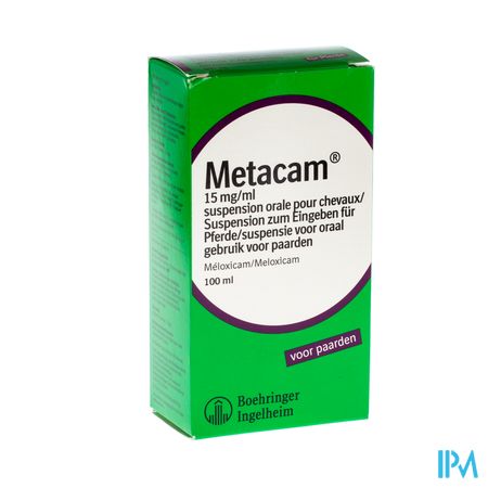 Metacam Susp Oral 15mg/1ml 100ml Paarden Chevaux