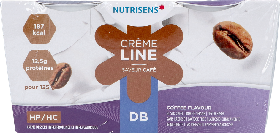 NUTRISENS CREMELINE HP/HC SL CAFE 4X125 4