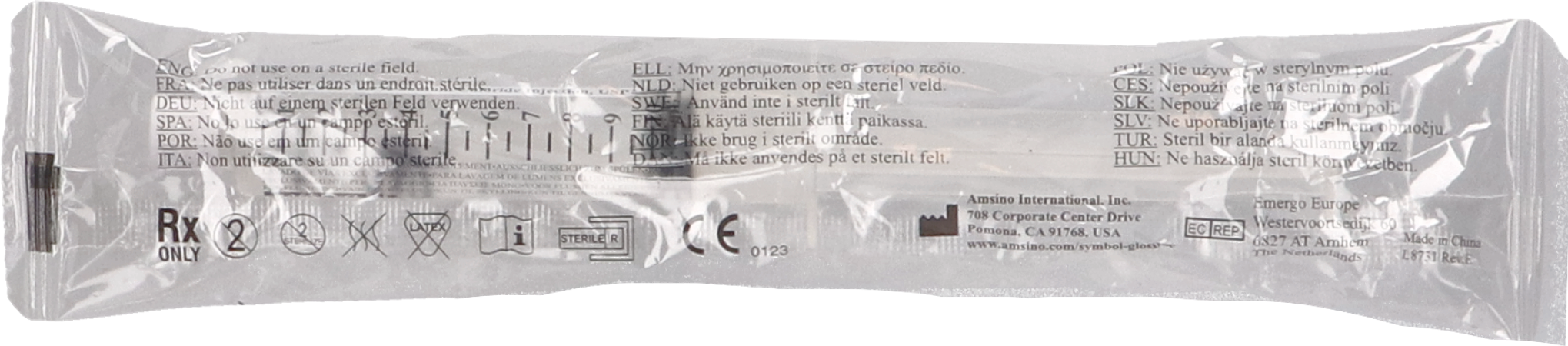Amsafe Seringue Prerempli Luer Lock 10ml 0,9% Naci 1