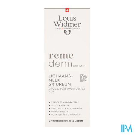 Widmer Remederm Lichaamsmelk 5 % Ureum Zonder Parfum 200ml 2