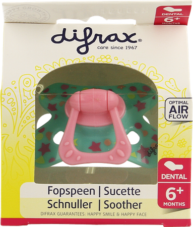 Difrax Fopspeen Sil Dental+ring 6m+ 800 9