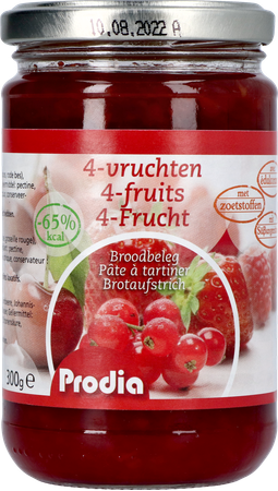 Prodia Tartinade 4 Fruits+maltit.300g 6189 Revogan 3