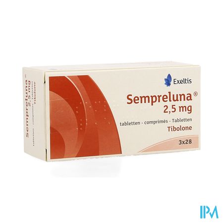 Sempreluna 2,5mg Comp 3 X 28