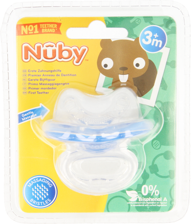 Nûby Silicone bijtspeen Gum-Eez™ - 0m+ 4