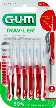 Gum Trav-ler Brosse Interdent. 0,8mm 6 1314m6 1