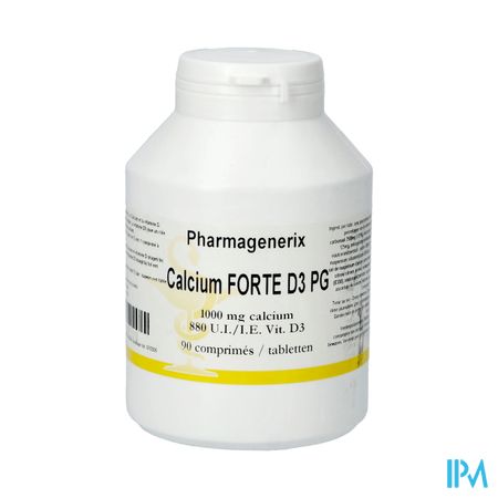 Calcium Forte D3 Pharmagenerix Kauwtabl 90