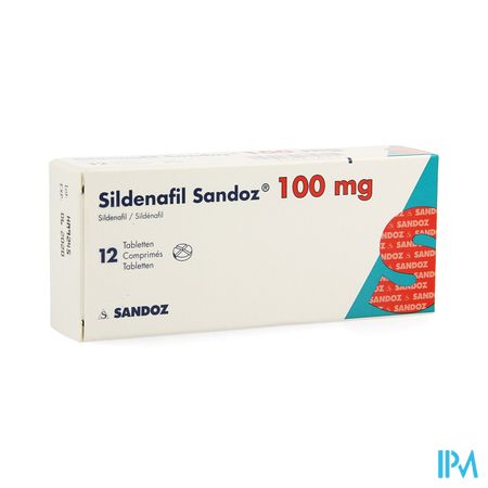 Sildenafil Sandoz Pi Pharma Comp 12 X 100mg Pip