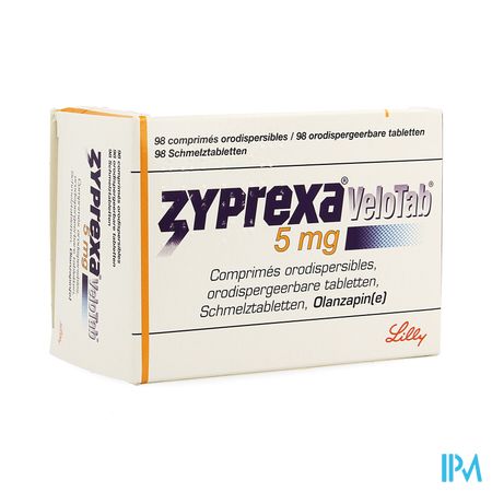 Zyprexa Velotab 5mg Pi Pharma Comp Orodisp.98 Pip