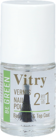 Nagellak Be Green 2&1 Base & Top Coat 10ml 7