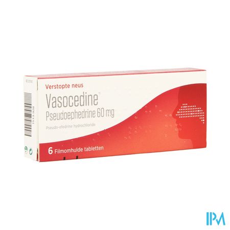 Vasocedine Pseudoefedrine Filmomh Tabl 6