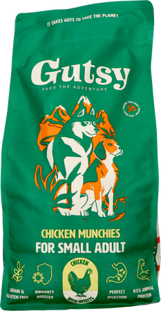 Gutsy Chicken Munchies Small Adult 2kg 3