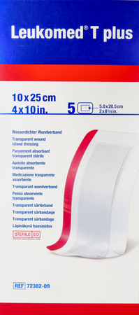 Leukomed T Plus Verb Ster 10,0cmx25cm 5 7238209 2