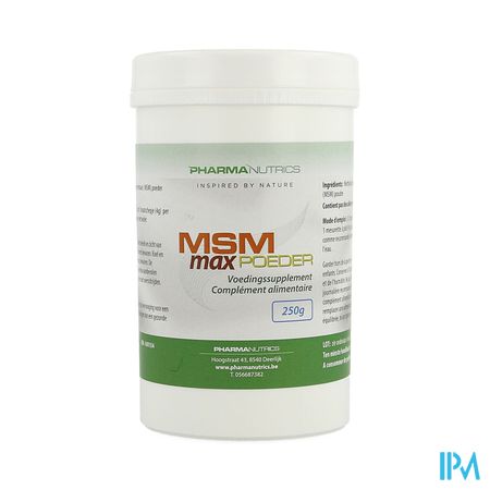 Msm Max Pdr 250g Pharmanutrics 3