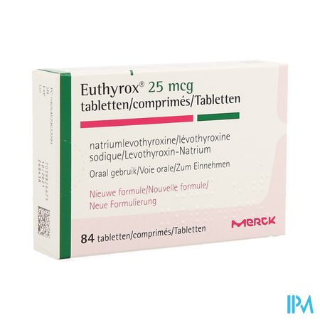 Euthyrox 25mcg Comp 84 Nf