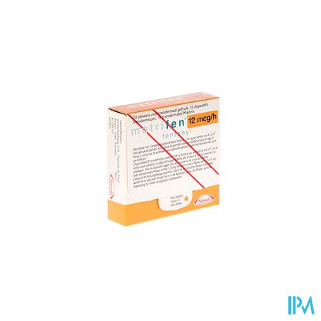 Matrifen 12 Ug/h Pleist Transderm 10