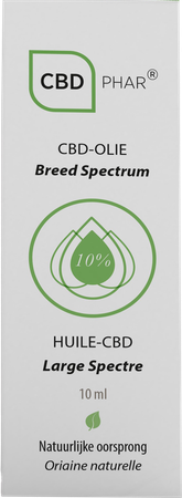 Cbd Olie Breed Spectrum 10% 10ml Cbd-phar 1