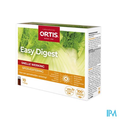 Ortis Easy Digest Shots 10x15ml