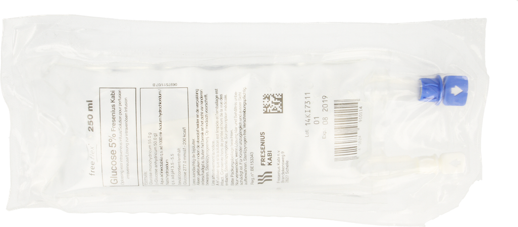 Glucose 5% 250ml Ffx 1