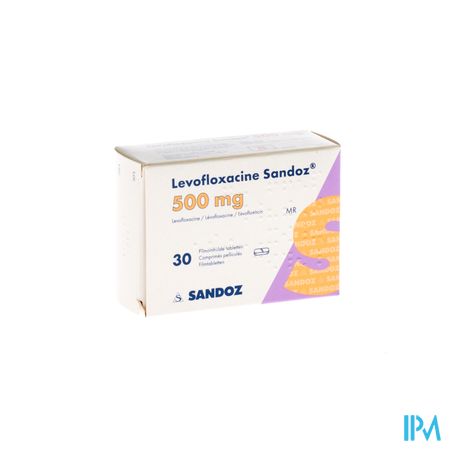 Levofloxacine Sandoz Comp 30 X 500mg