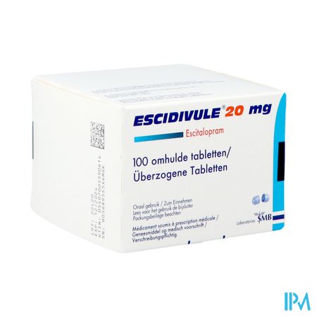 Escidivule 20mg Comp Omhulde 100