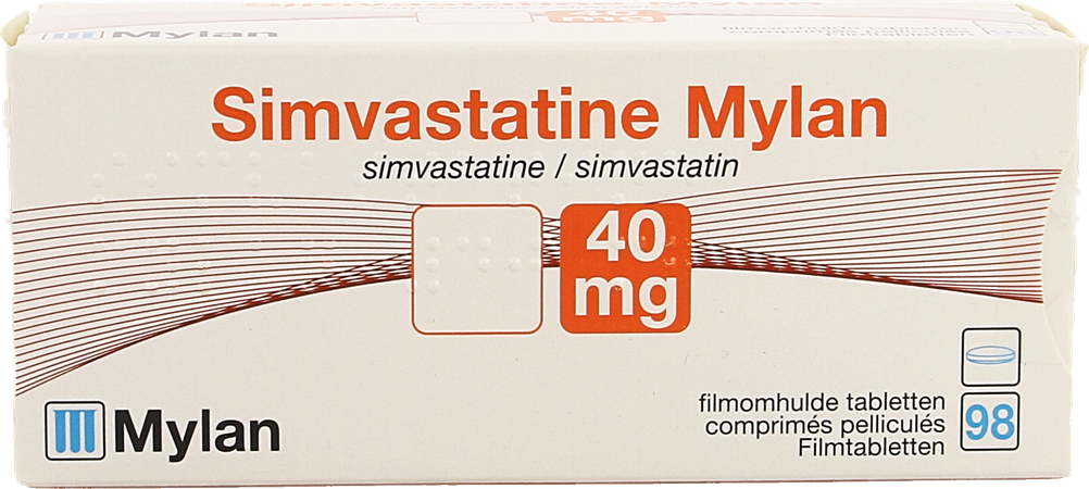 Simvastatine Viatris 40mg Comp 98 4