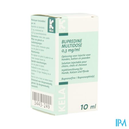 Bupredine Multidose 0,3mg/ml Opl Inj 10ml