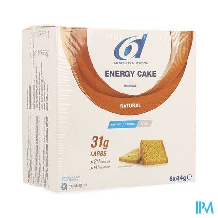 6d Sixd Energy Cake 6x44g